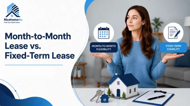 Month-to-month lease vs fixed-term lease comparison for Oklahoma City renters
