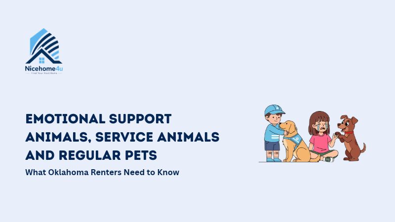 Emotional support animals, service animals and regular pets