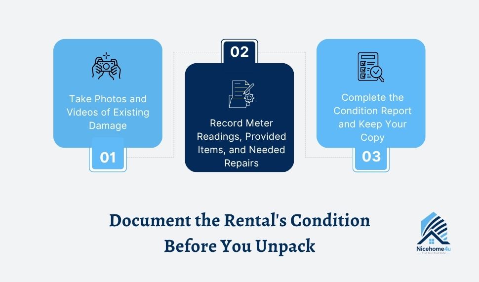 Document the Rental's Condition Before You Unpack