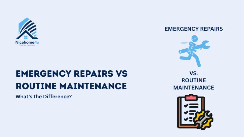 emergency repairs vs routine maintenance