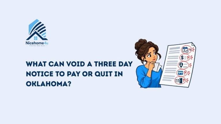 What Can Void a Three Day Notice to Pay or Quit