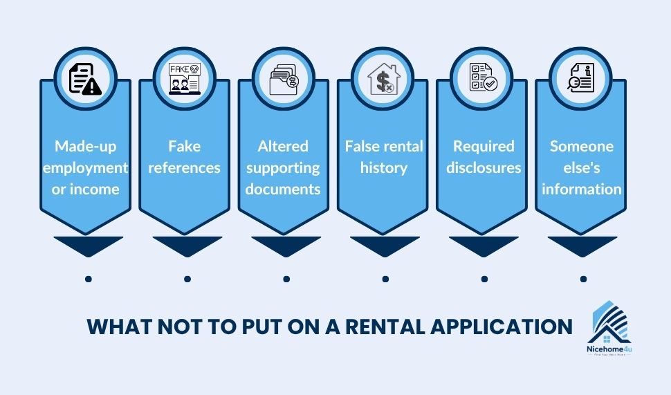 What Not to Put on a Rental Application